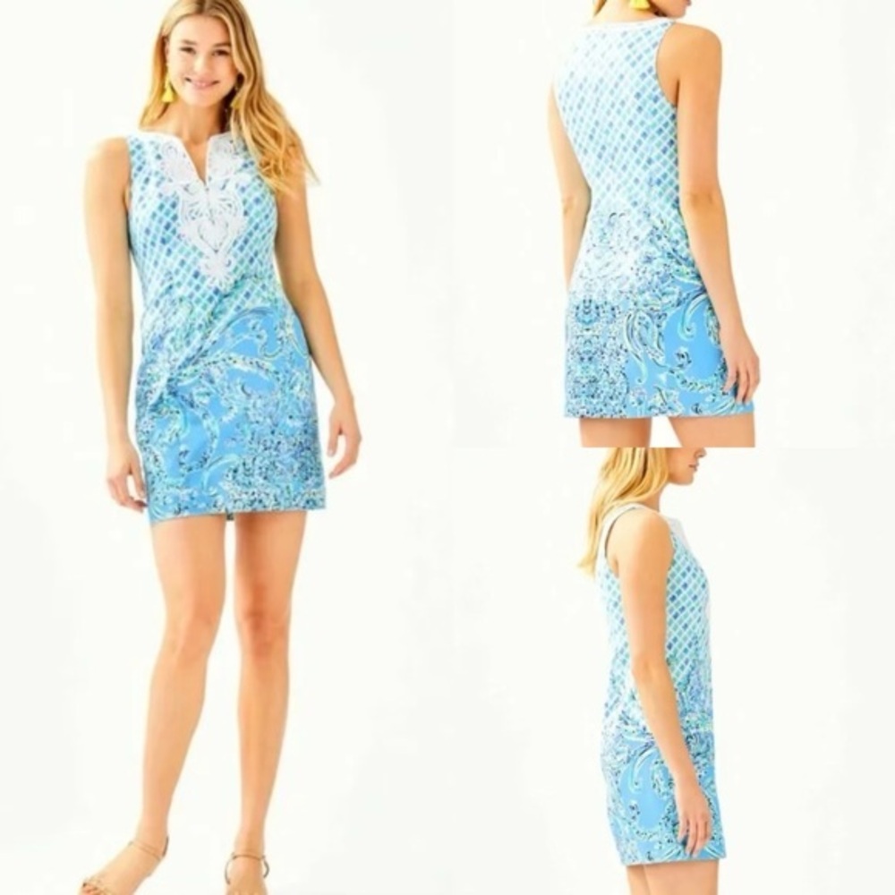 Lilly Pulitzer Gabby Stretch Shift Scuba Doo